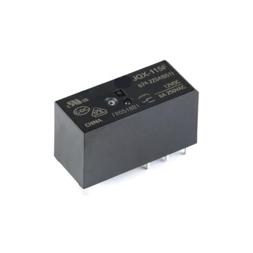 Relé HF115F de 5V 16A y 8 pines para conversión de circuitos electrónicos 4
