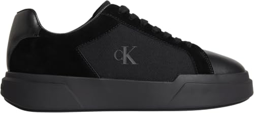 Calvin Klein Homme Chunky Cupsole Laceup CV Mix Hm0hm02238 Bas, Black (Triple Black), 42 EU