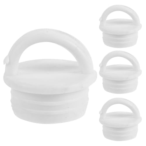 Toddmomy Tapón de Goma para desagüe de Cubo de fregona, Set de 4, diámetro 1,85-1,92 cm, diseño a Prueba de Fugas, compatibles con mopas giratorias para Limpieza
