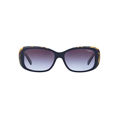 Vogue Eyewear Women's VO2606S Rectangular, Top Blue/Tortoise/Violet Gradient Dark Grey, 55 mm Cover