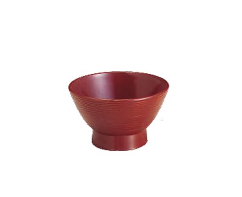 山下工芸(Yamashita kogei) 汁椀 3.8寸宝生汁椀 吟朱 越前漆器 11.7×7cm 300cc 981415809