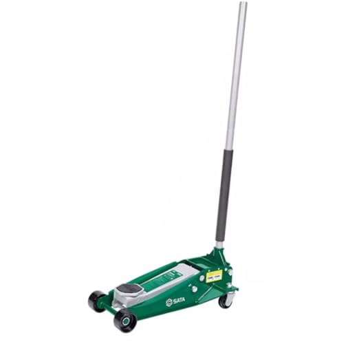 SATA 2.5 Ton Heavy Duty Ultra Low Profile Hydraulic Floor Jack Double Pump Design Lift Range 130mm to 460mm for Car Repair and Garage
