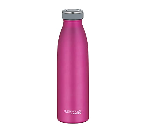 ThermoCafé Trinkflasche 500ml, TC Bottle, Thermosflasche, Edelstahl pink Isolierflasche auslaufsicher, Wasserflasche 4067.244.050, Thermoskanne 12 Stunden heiß, 24 Stunden kalt