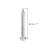 uxcell Hardware Nails Carbon Steel Point Tip Wall Cement Nail 25mm(1) 2mm Rod Dia 150pcs