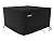 Atyard Gas Fire Pit Cover Square44L x 44W x 24H inch - Waterproof Windproof Anti-UV Heavy Duty Patio Firepit Furniture Covers Black
