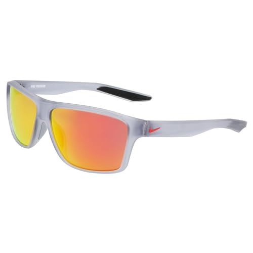 Nike Premier Rectangular Sunglasses, Matte Wolf Grey, 60/13/135