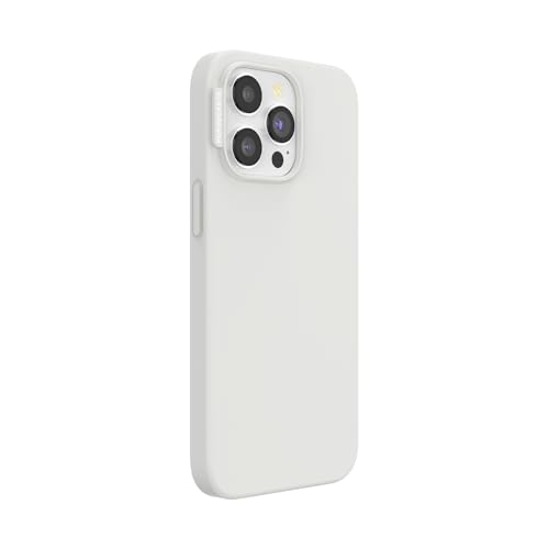 Image of PopSockets iPhone 15 Pro Max Phone Case with MagSafe, Wireless Charging Compatible, White - Horchata
