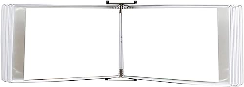 Sistema de referencia de pared A4 con visualización rápida y archivador modular blanco