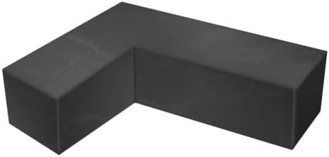 Outdoor L Shape Furniture Cover Waterproof Corner Garden Patio Sofa Protective Black