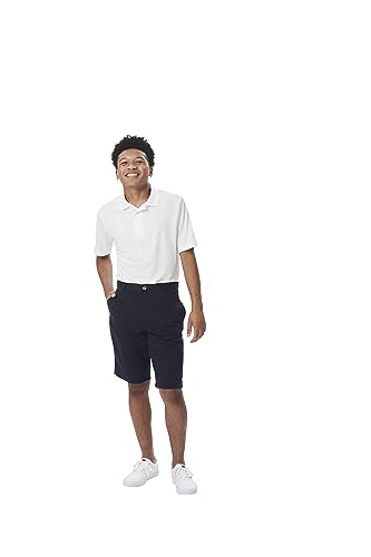 French Toast Men's Moisture Wicking Flat Front Stretch Microfiber Performance Short3