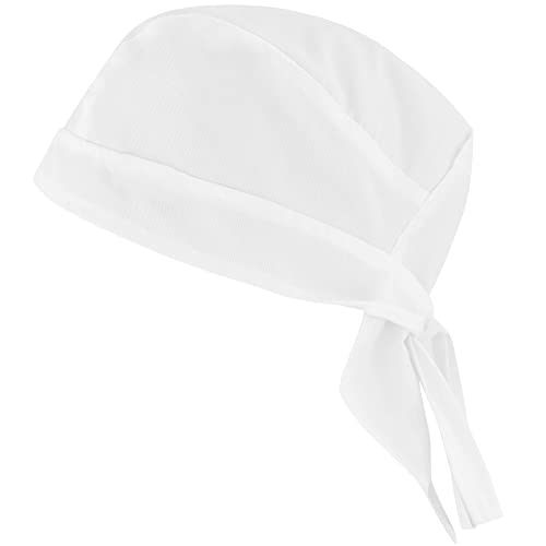 PALLTEX Gordon Calot Toque Cuisinier Pizzaiolo Chef - Taille Unique, Blanc - 1 pièce