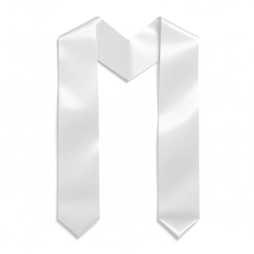 Image of Graduation Stole Honor Stole Plain Sash 60 inch Long for Graduation Ceremony and Graduation Photos