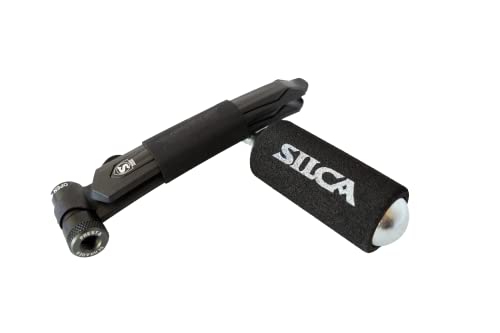 Démonte-pneus combinés SILCA EOLO gonfleur CO2 vélo Presta Schrader - 5