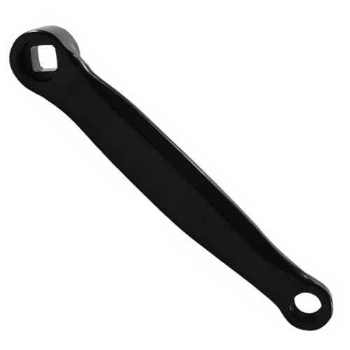 Bestookits Brazo de manivela izquierdo de 170 mm para bicicleta eléctrica, plegable, bicicleta híbrida de montaña, bicicleta de carretera (solo agujero de diamante izquierdo, estilo 1)