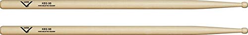 Vater - Keg 5B (Wood Tip) American Hickory Drumsticks - VHK5BW, Natural - Image 4