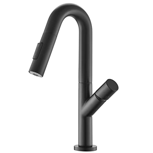 Robinet de cuisine for eau chaude et froide avec douchette Pull Down laiton