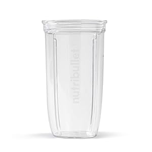 NUTRIBULLET BDM-VE001RV Glas hoog, 700 ml, Tritan, BPA-vrij, vaatwasserbestendig, hoog, 18 cm