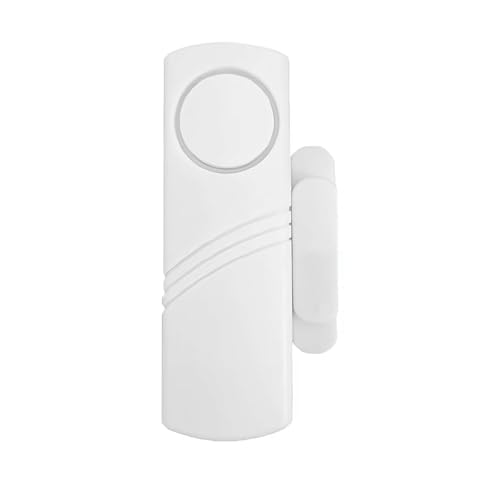 Open Doors Alarm, Fridge Doors Alarm When Left Open, Wireless Window Alarm Sensors Invasion Protection, Alarm Doors Stopper For Homes Office (White 1pcs)