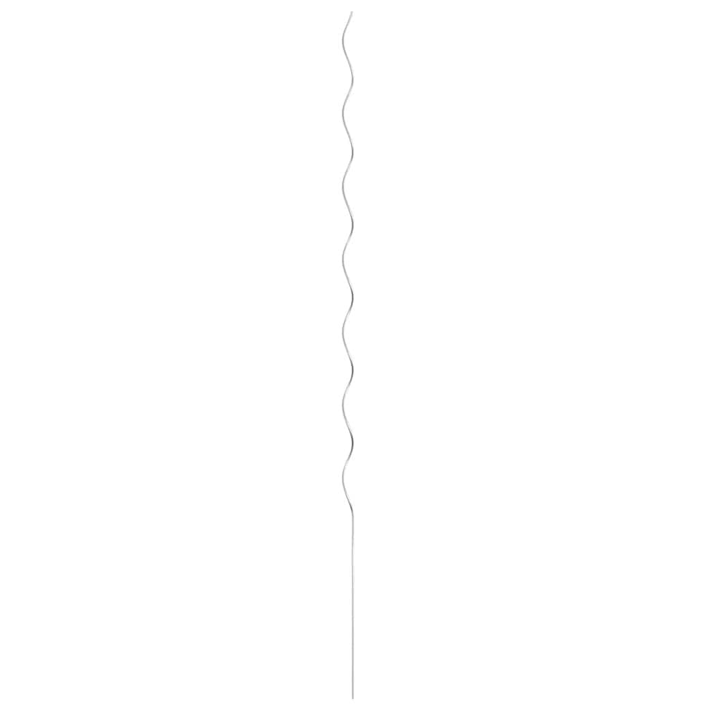 Tomaten-Spiralstäbe 50 STK. 170 cm aus verzinktem Stahl, Rankhilfe für Tomaten und Kletterpflanzen, korrosionsbeständig und rostfrei, ohne Anbinden nutzbar