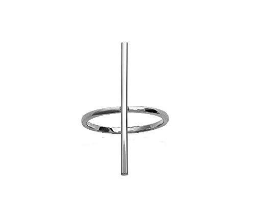Bague croix argent 925 sans nickel pour peau sensible taille 52