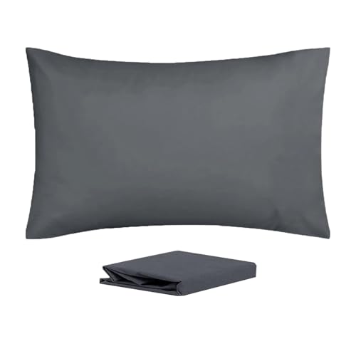 COUCHOICE Queen Size Dark Gray Pillowcase