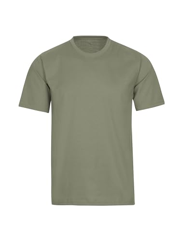 T-shirt en coton de luxe Trigema unisexe : haut haut de gamme respirant et intemporel