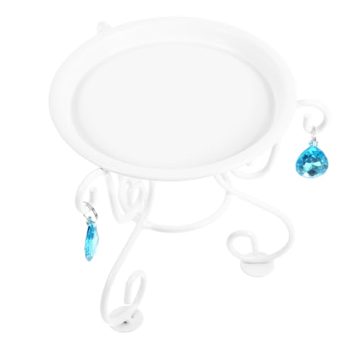 SUPVOX Supporto per Piante Salvaspazio Supporto da Pavimento per Interni per Vasi di Fiori Porta Piante Decorativo in Ferro