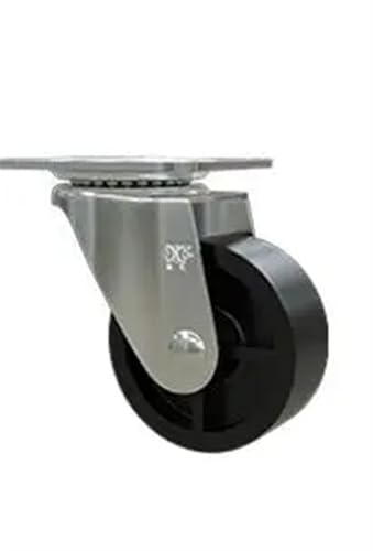 DFLPBHAV 4 Pcs/Lot Caster 2 Inch Black Universal Wheel Refrigerator Cabinet Display Small Push(Black-Universial)