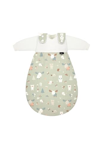 Alvi Baby-Mäxchen Schlafsack 3-teilig Design Baby Forest (Größe 62/68)