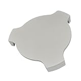 18.3’’ Pizzastein & Heat Deflector für Kamado Zubehör – Extra Dicker Keramik Conveggtor mit 3 Beinen, Grill Deflektorstein & Backstein für Pizza, Brot & BBQ