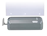 Bostitch Office Electric 3-Hole Punch, Dual Paper Loading, Heavy Duty, Jam-Free 20 Sheet Capacity, AC Adapter or Battery Powered, Space Saving, Grey, (EHP20-GRY)