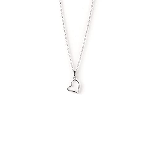 Shaya by Caratlane | 925 Silver|On My Sleeve Heart Pendant Neckla...