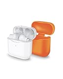 Jusqu'à 3 heures d'autonomie de la batterie des oreillettes et pratique base de recharge (jusqu'à 3 recharges complètes des oreillettes).