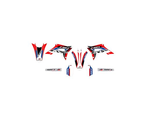 Kit Déco Diamond Light Honda CR-F 250 R rouge pour le cross