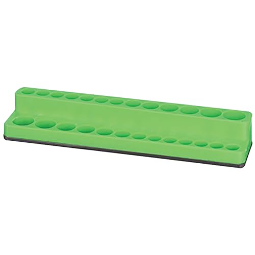 Mechanics Time Saver 725 Soc HOL 1/4 Mag, Neon Green