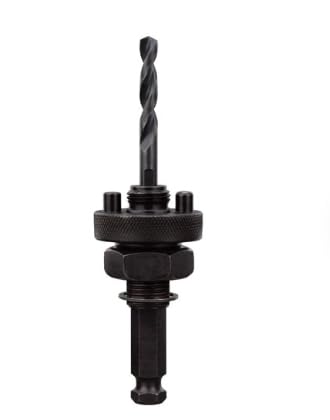 MILWAUKEES Hole Saw Arbor 7/16 Shank 5/8-18 Thread 1/2 in 49-56-9100