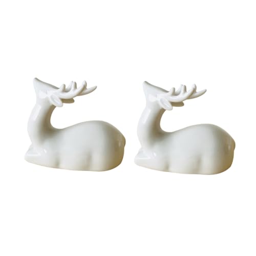 Élans en céramique FCXDMY : le cadeau de Noël idéal pour décoration de maison