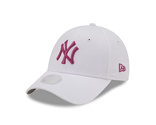 Casquette New York Yankees MLB League Essential 9Forty ajustée pour femme violette et noire