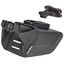 FIDLOCK Pinclip Saddle Bag | Compact, Weather-Resistant Bike Bag with Magnetic-Mechanical Attachment For Secure | Rattle-Free Storage | Small