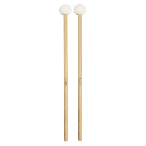 Baguettes batterie feutre pour des nuances de cymbales douces