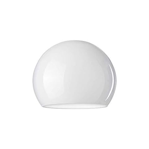 LUMIS White Glass Pendant Lampshade Cover