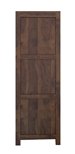 Image of The Attic Victoria Kitchen Cabinet Multipurpose Cabinet for Bedroom Living Room Study bar, Solid Wood Bookshelf /Kitchen Cabinet, Walnut Matte Finish