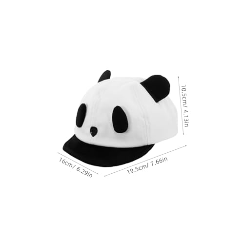 Panda Baseball Cap for Kids Lightweight Cotton Sun Hat Adjustable Snapback Toddler Cap UV Protection for Baby Boys and Girls Cute and Soft Brim2
