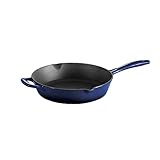Tramontina Bestow Enameled Cast Iron Skillet, 10-inch Frying Pan, Blue