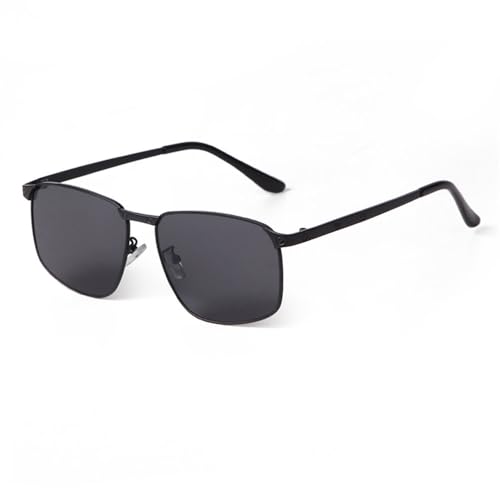 Lunettes de soleil carrées vintage en métal pour un look d'été intemporel