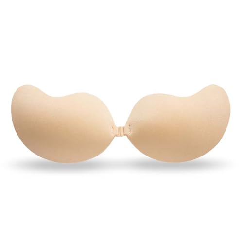 OYIWINMI Klebe Sujetador Push Up Trägerloser, Sujetador Adhesivo Push Up Pads Selfadhesive Wiederverwendbare für Abendkleid Vestido de Novia, Traje de baño