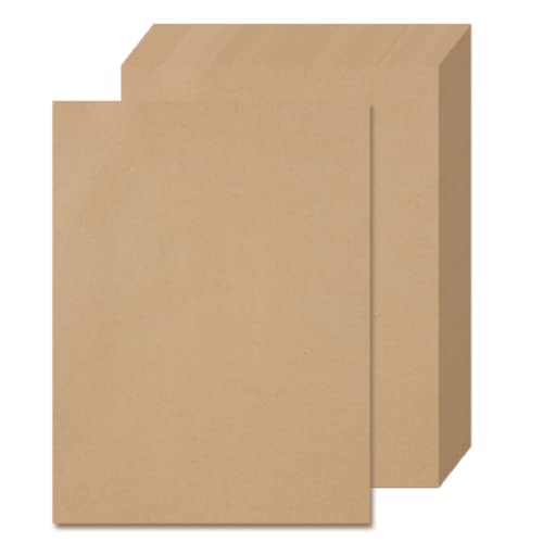 50 Sheets Kraft Paper, Brown Stationery Paper,For Arts, Crafts, And Office Use(8.5 X 11 In) #TOP15