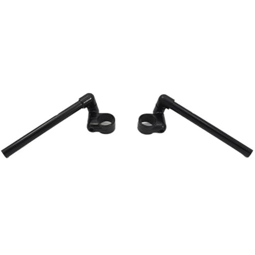 Guidon moto 41mm universel demi-guidon de rechange noir pour tube de fourche réglable