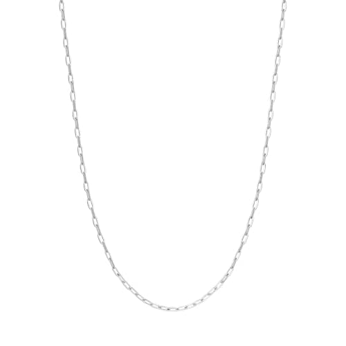 FindChic Paperclip Chain Necklace for Women 4 Colors 14"-24" for layering