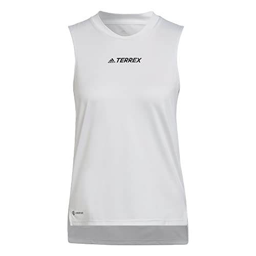 Débardeur adidas Terrex Multi Tank blanc taille 44 pour randonnée et trail